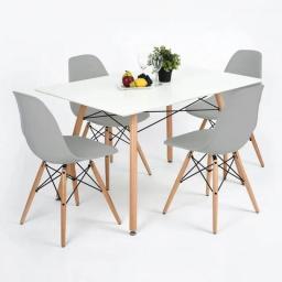 2023 Lacoo Pre-Assembled Mid Century Modern Dining Chairs, Set Of 4, Multiple Colors