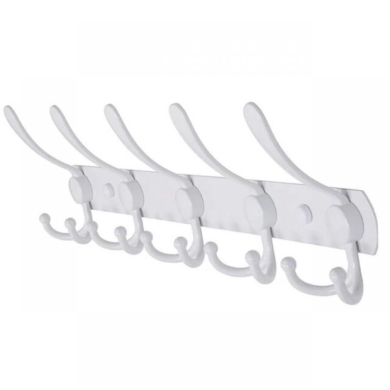Stainless Steel Wall Hook For Coat Rack Towel Hanger Metal Bathrobe Bathroom Entrance Stoarge Rack Household Organization