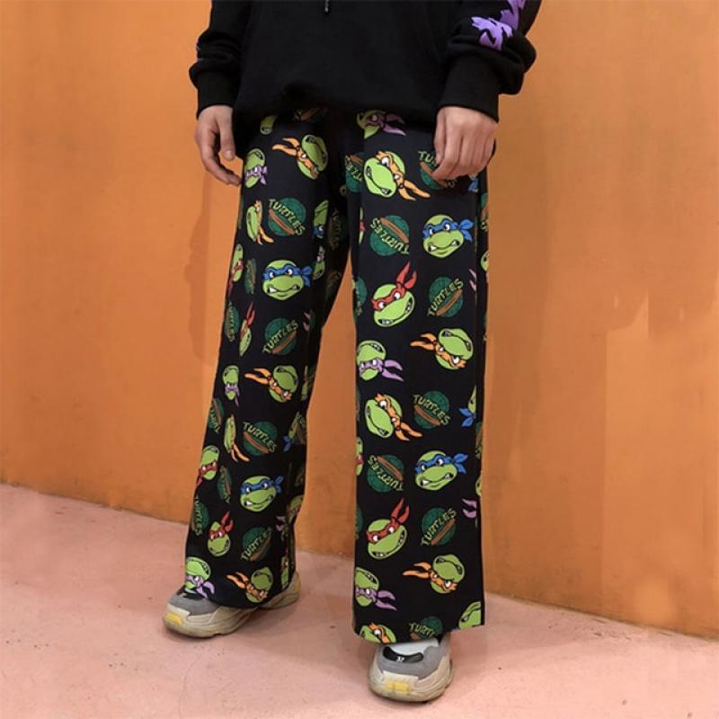 Women pants Harajuku juul Cargo Cartoon Pants Women Camouflage Spring Streetwear Casual Trousers Hip Pop High Waist Sweatpants