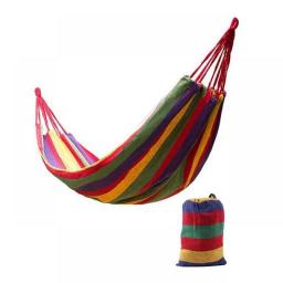Striped Thickened Canvas Hammock 250x80cm