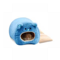 Hamster Soft Warm Bed Rat Hammock Pig Squirrel Winter Pet Toy Hamster Cage House Hanging Nest+Mat House Bed Animal Mice Rat Nest