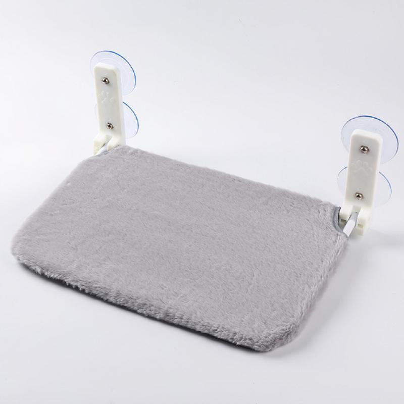 Foldable Cat Window Hammock Cat Window Cordless with 4 Strong Suction Cups Windowsill Cat Beds Seat for Indoor Cats Inside