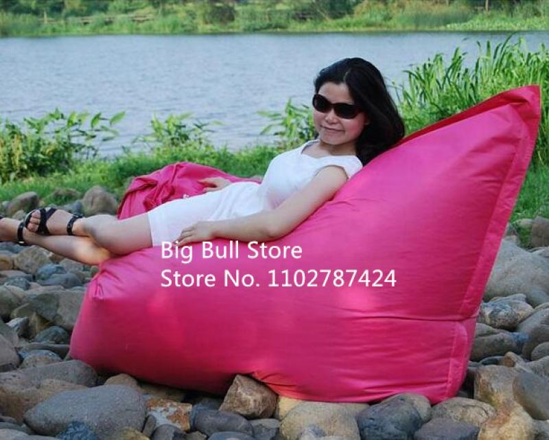 Large Size Swimming Pool Modern Oxford Leisure Reclining floating bean bag Beanbag Sofa,outside garden folding bean seat