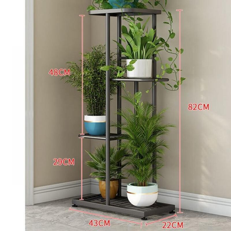 Plant Support Metal 5 Layers 6 Potted Plants Multiple Flower Pots Indoor And Outdoor Flower Pot Display Rack Courtyard Garden
