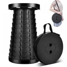 Ultimate Portable Collapsible Telescopic Stool With Unmatched Load Capacity - The Perfect Solution For On-the-Go Comfort And Co