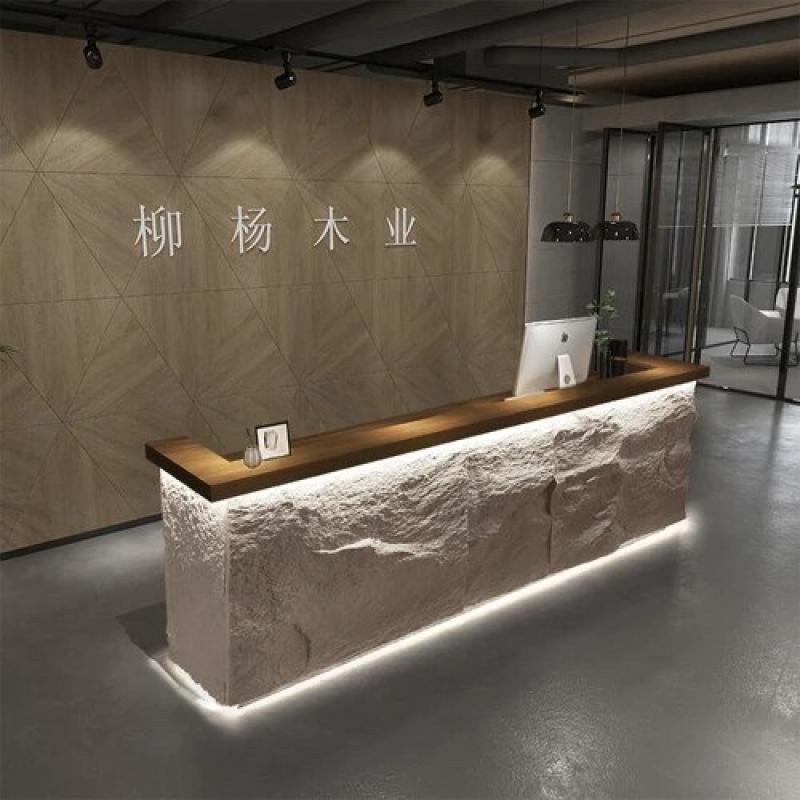 Podium Conference Reception Offices Stand Executive Desk Luxury Reception Table Mueble De Recepcion Commercial Furnitures