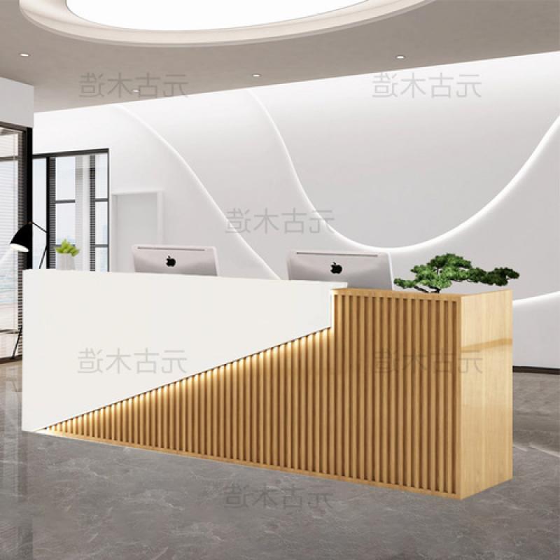 Mobile Hospital Reception Desks Counter Mobile Wood Luxury Cashier Table Luxury Siting Scrivania Bianca Bar Furniture Counter