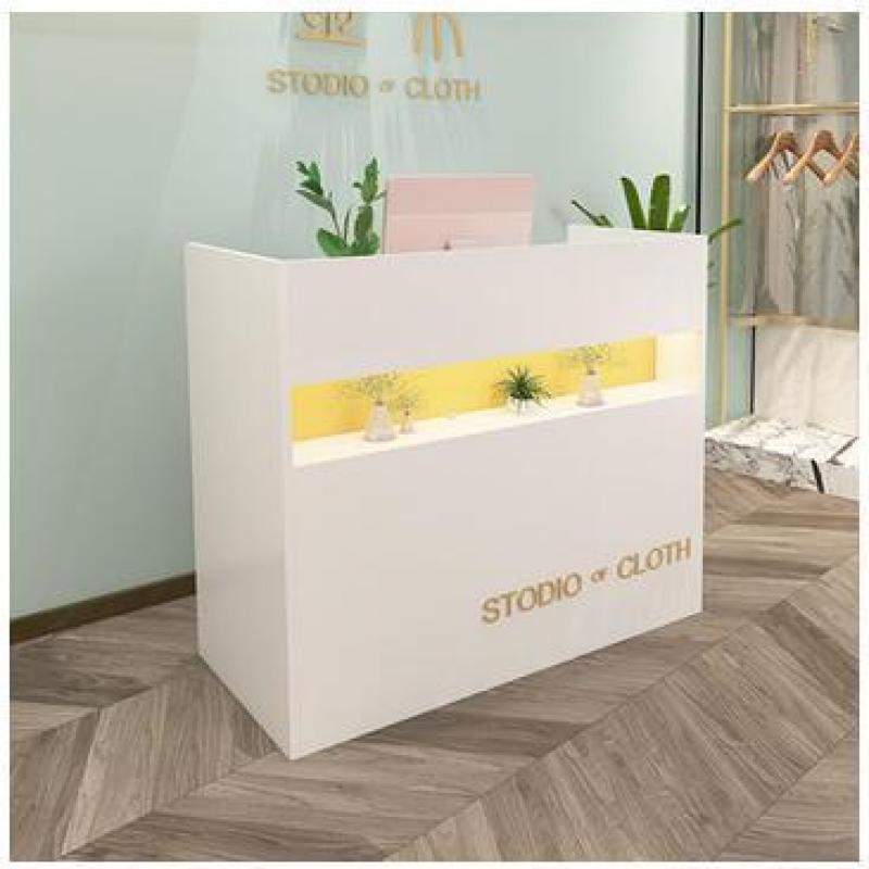 Cashier clothing counter desk Beauty salon front desk Reception desk