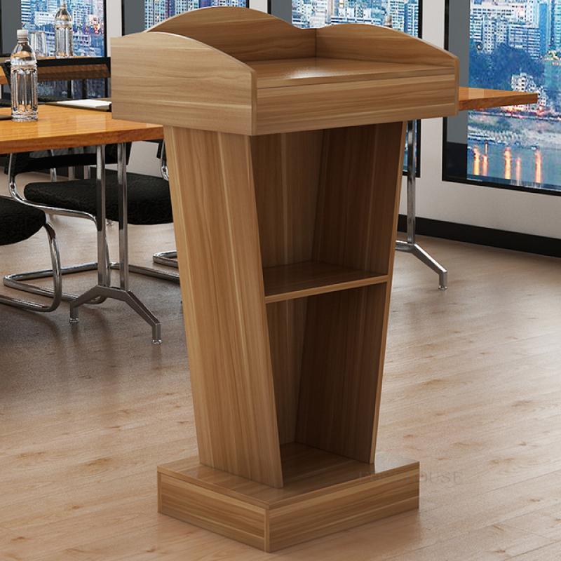Nordic Modern Reception Desks Hotel Front Desk Reception  Counter Minimalist Office Furniture Church Pulpit Event Reception Desk