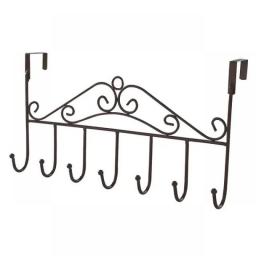 A Creative Rack For Hanging Clothes And Hats Without Punching Holes Hooks On The Back Of The Door And Nails On The Door