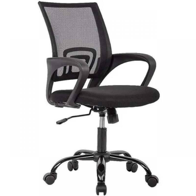 BestOffice Executive Desk Chair for Office which is Ergonomically Made with Armrest & Lumbar Support, Mesh & Foam (Black)