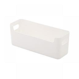 Non Perforated Storage Box Above The Toilet Shelf In The Bathroom