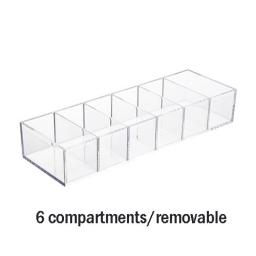 Transparent Acrylic Cosmetics Storage Box Makeup Holder Jewelry Make Up Organizer For Home Plastic Desktop Storage Boxes