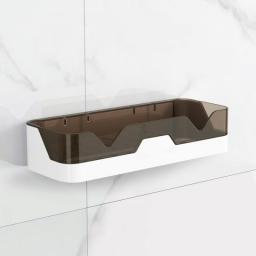 Bathroom Shelf Wall Mounted Shower Organizer Storage Shelves Detachable Drain Rack Kitchen Spice Container Home Storage Holder