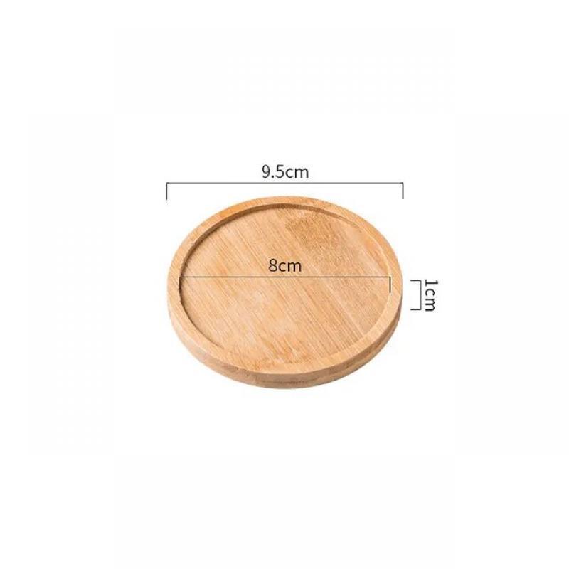 Wooden Soap Dispenser Tray Vanity Countertop Bottles Organizer Holder Round Square Candles Jewelry Storage Tray for Bathroom