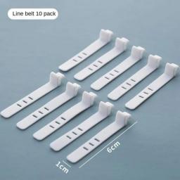 Multifunctional Headphone Data Cable Charging Cable Organizer Desktop Stationery With Transparent Plastic Data Cable Organizer