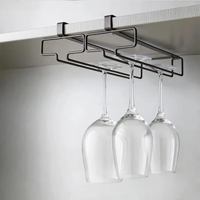 Japanese Ambry Cup Holder Without Perforation Upside Down Waterlogging Glass Cup Holder Hanging Wine Cup Storage