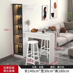 Coffee Patio Bar Cabinet Boutique Column Commercial Large Outdoor Corner Storage Wood Wine Rack Home Vinotecas Cube Furniture