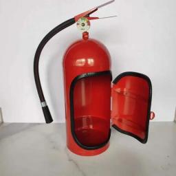 Fire Extinguisher Shape Wine Box Mini Bar Wine Cabinet Crafts Ornaments Decoration Champagne Liquor Storage Box Fireman's Gift
