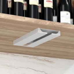 Bar Wine Glass Rack - Non-drilled Cup Holder In Kitchen And Dining Room,Upside-down Rack For Household Wine Glasses