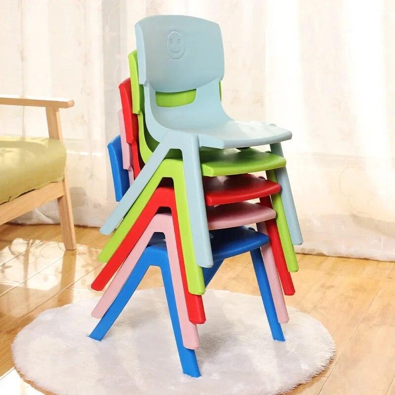 G-12 G-15 Thickened children's backrest chair Home children's dining chair baby chair backrest small bench kindergarten non-slip