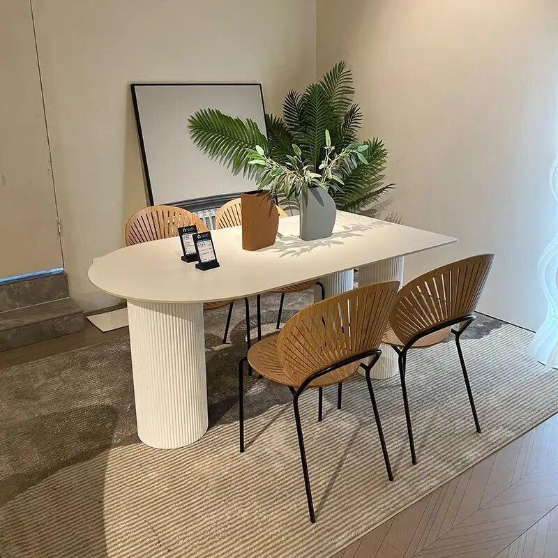 acrylic suspended solid wood bar table home balcony wall long table milk tea shop bar high table and chair combination