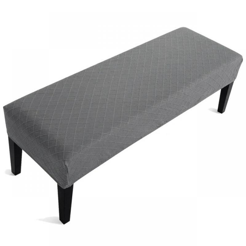 Chair Bench Covers Stretch Spandex Elastic Slipcover Seat Protector Bench Seat Cushion Slipcover for Living Room Kitchen Bedroom