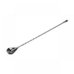 HILIFE 30/40cm Stainless Steel Stir Bar Spoon Mixing Ounces Cocktail Spoon Spiral Pattern Bartender Tools Teadrop Spoon Bar Tool