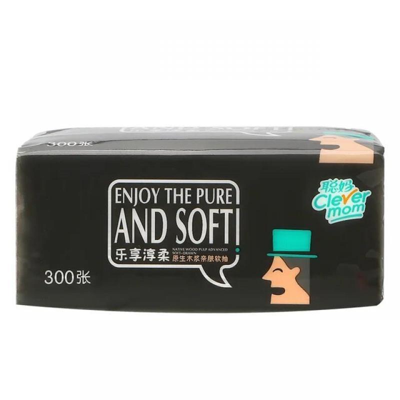 4 Layers 300 Sheets Toilet Paper Tissue Household Pure Wood Pulp Paper Towel Disposable Dinner Table Napkins