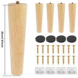 Wooden Furniture Legs Solid Table Feet Oblique/Straight Table Feet Non-slip Chair Feet Replacement Foot Furniture Accessories