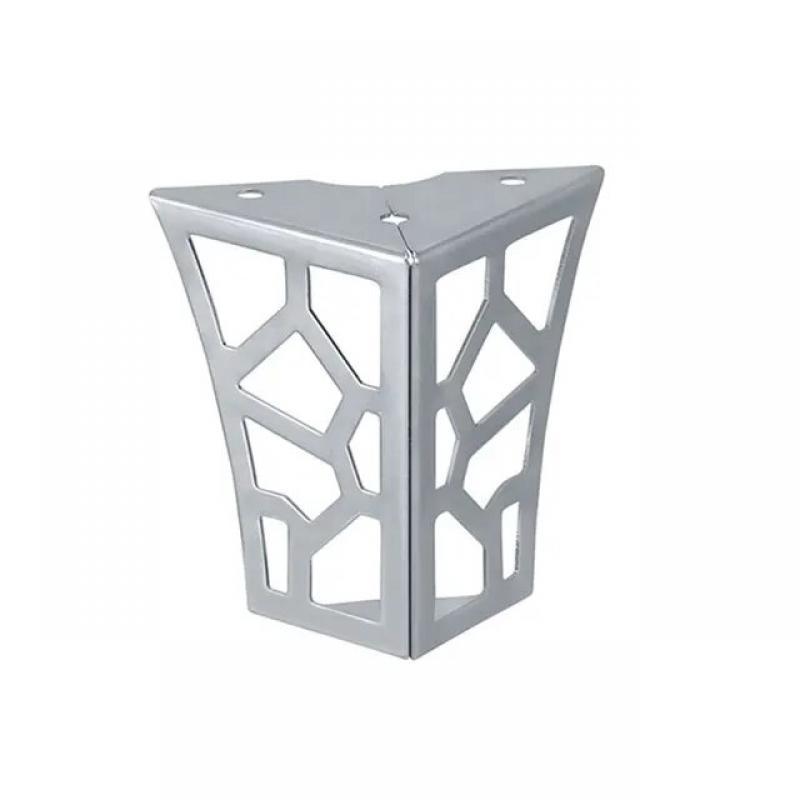 1pcs Modern Furniture Feet Legs Gold Silver Color Hollow Out Geometric Sofa Legs Table Cabinet Foot Bracket Furniture Hardware