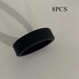 8Pcs Silicone Wheels Protector For Luggage Reduce Noise Office Swivel Chair Wheel Cover Castor Sleeve Luggage Accessories