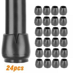 24Pcs Round Table Chair Leg Pads With Felt Non-slip Mute Furniture Feet Bottom Cover Cap Woodfloor Anti-scratch Protector Mat