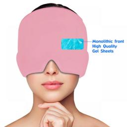 Head Massager Cap Gel Hot Cold Therapy Headache Migraine Relief Cap Stress Pressure Pain Relief Massage Gel Hat Clod Headache