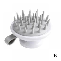 Multifunctional Handheld Massage Brush Head Body Scalp Massage Brush Comb Hair Cleaning Comb Head Massager 4 Colors