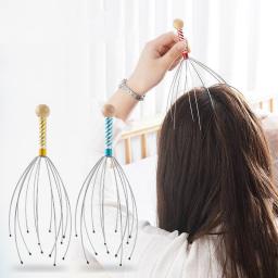 2pc Head Massager Head Scratching Octopus Scalp Non Soul Extractor Divine Tool For Extracting Healthy And Healthy Hair