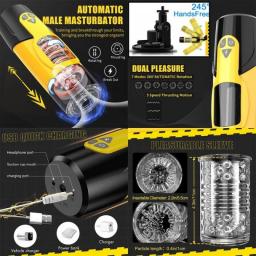 Soft Automatic Sucker For Men Penies Adult Goods Men Genital Realiist Doll For Men Masturbate Dolls Sex Women Vibrator CRW1