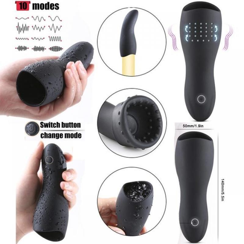 10 modes dildo machine rechargeable clitoris sucker woman hand Erotic products membership for women vibrator men thick 0104