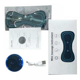 EMS Neck Massager Mini Cervical Back Muscle Fatigue Relief Patch Massager Stimulation Pad Portable Leg Body Care Tool