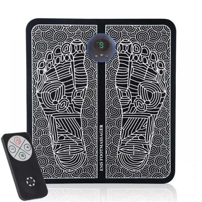 Foot Massager EMS Rechargeable Massage Mat Foot Relaxation Pads Electric Foot Massage Tool To Relieve Sore Feet Home Fitness