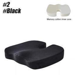 Travel Coccyx Seat Cushion Memory Foam U-Shaped Pillow For Chair Cushion Pad Car Office Hip Support Massage Orthopedic Pillow