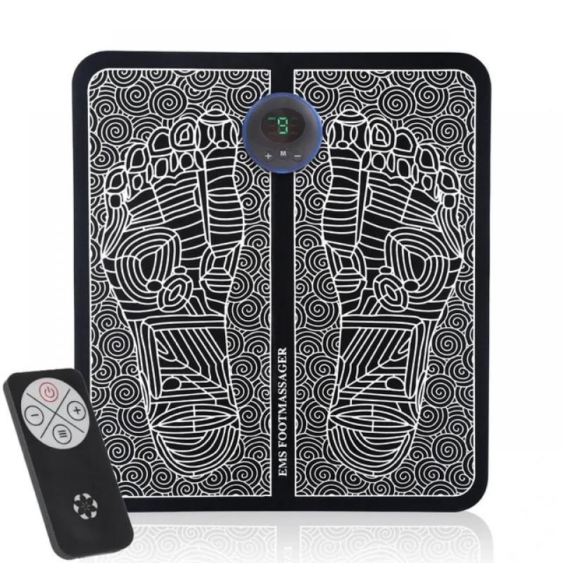 Foot Massager EMS Rechargeable Massage Mat Foot Relaxation Pads Electric Foot Massage Tool To Relieve Sore Feet Home Fitness