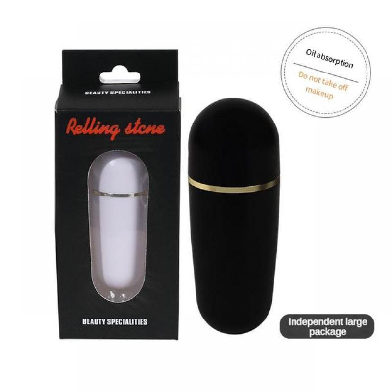Face Oil Absorbing Roller Natural Volcanic Stone Massage Body Stick Makeup Face Skin Care Tool Facial Pores Cleaning Oil Roller