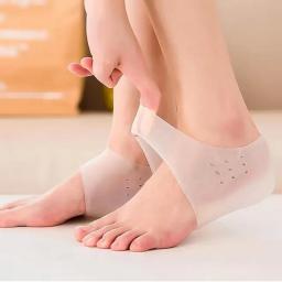 1 Pair Height Increase Insole Invisible Inner Wearable Shoepad  Men Women Silicone Gel  Insole Foot Massager Care Tools