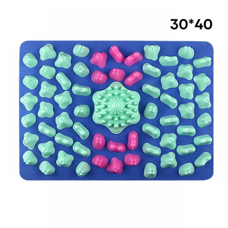 Foot Massage Mat Acupressure Mat Foot Reflexology Walking Toe Plate Massage Pad Anti-Slip Pad Outdoor Game SANA889