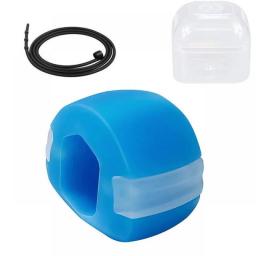 Jaw Exerciser Fitness Face Masseter Double Chin Remover Food Grade Silicone Ball Facial Muscles Trainer V Face Lifting Machine