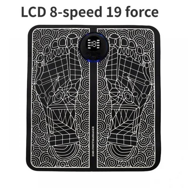 Electric EMS Foot Massager Pad Electrical Muscle Stimulation Foot Massager USB Charging Portable Foldable Massage Mat