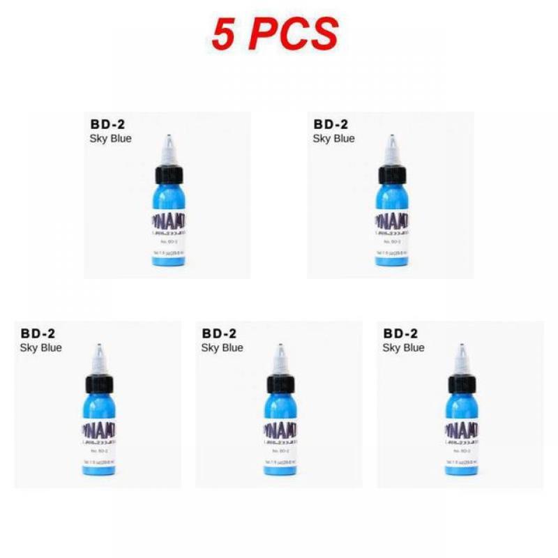 1~5PCS 30ml Brand Professional Tattoo Ink Pigment For Body Safe Rave Natural Permanent Makeup Tattoo Machine Supplies