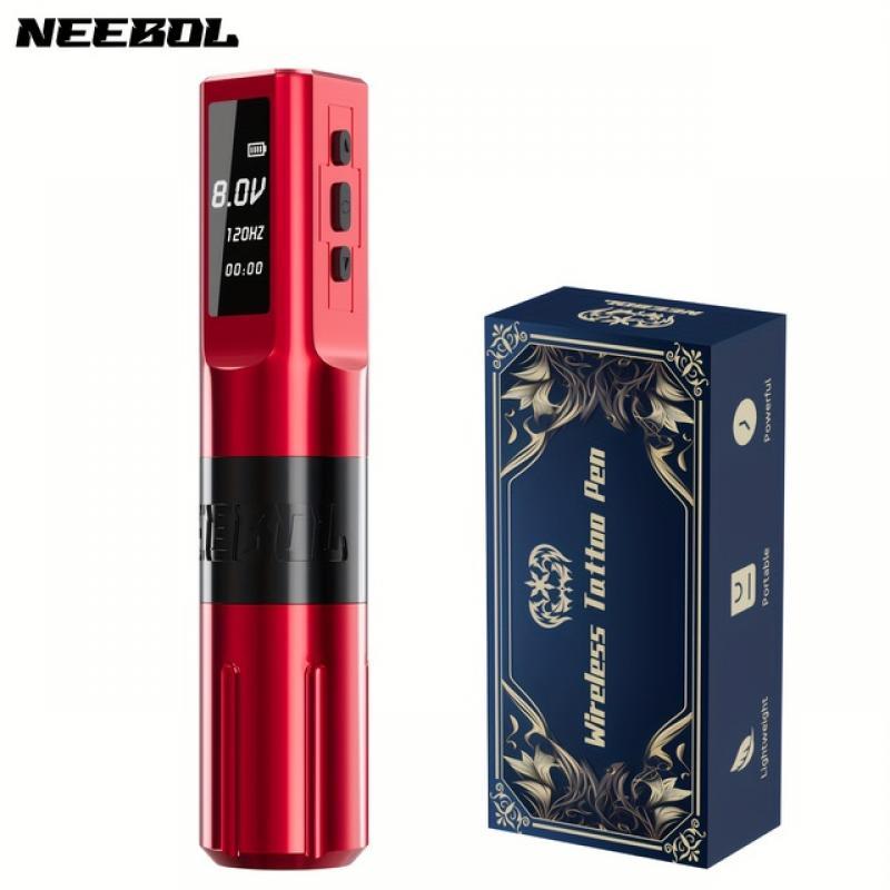 1set, Wireless Tattoo Pen Machine Kit, Rotary Tattoo Gun with 2000mAh Battery, Digital LED Display Tattoo Equipment Supply
