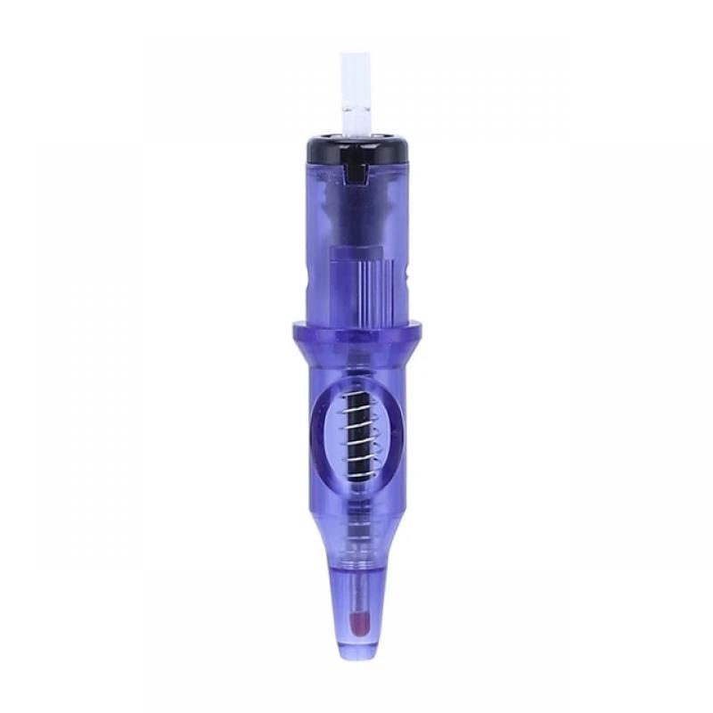 5/10pcs Ballpoint Tattoo Cartridge Needles 5 Colors Practice Needles Drawing for Motor Tattoo Pen Grip Cartridge Supplies